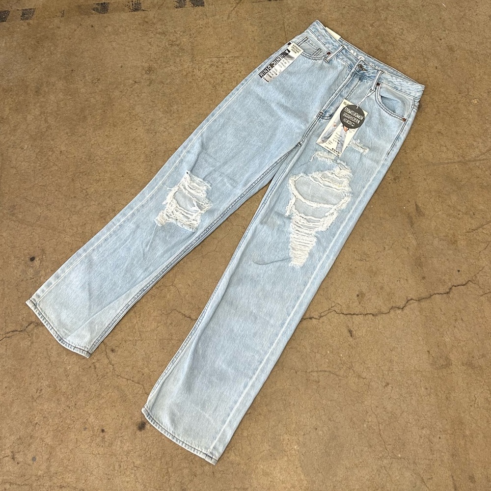 90s Ripped Boyfriend Jeans